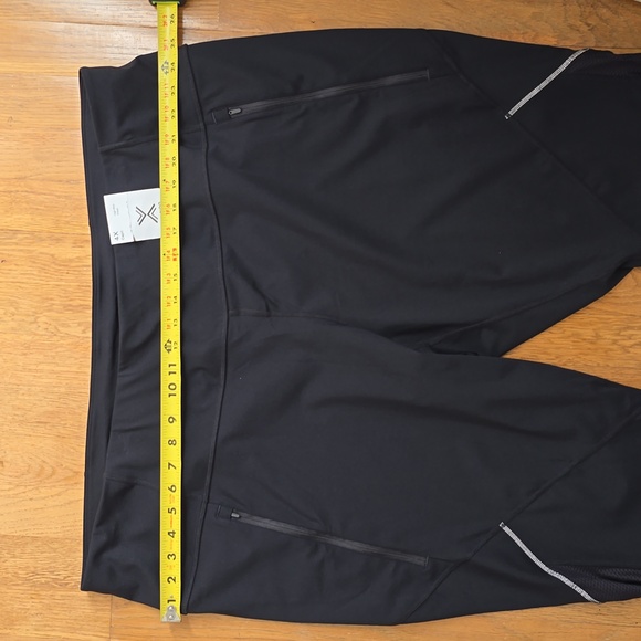 XERSION WOMEN'S BLACK PLUS SIZE HIGH-RISE FITTED ATHLETIC CAPRI PANTS SIZE 4X - Picture 9 of 16